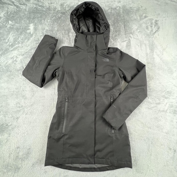 The North Face Jackets & Blazers - The North Face Coat Womens XS Black DryVent Insulated Long Hooded Parka NF0A3C8G
